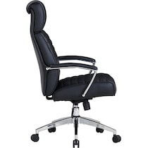 sealy black desk chair   