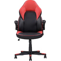 sealy black red desk chair   