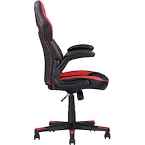 sealy black red desk chair   