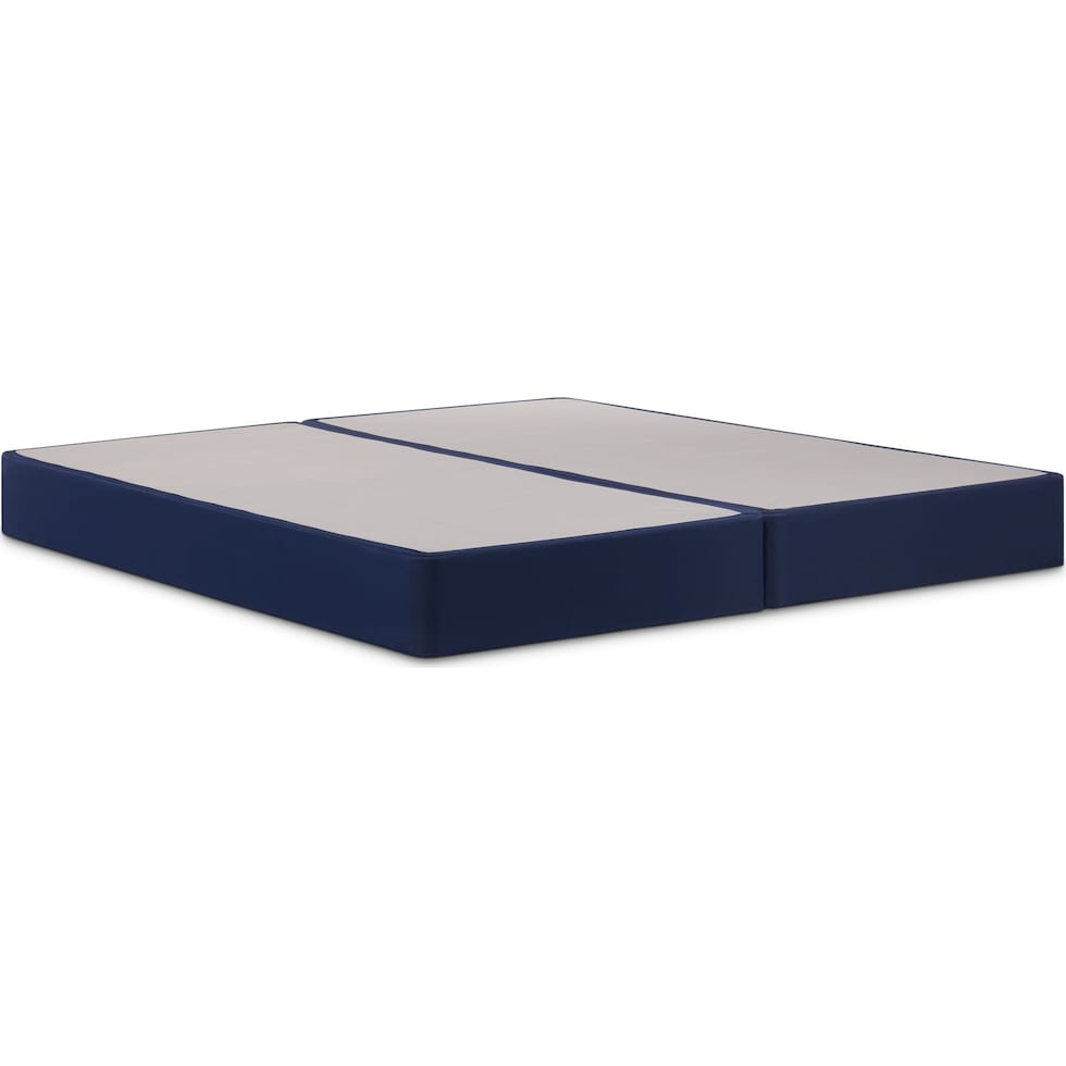 sealy® boxspring blue king split box spring   