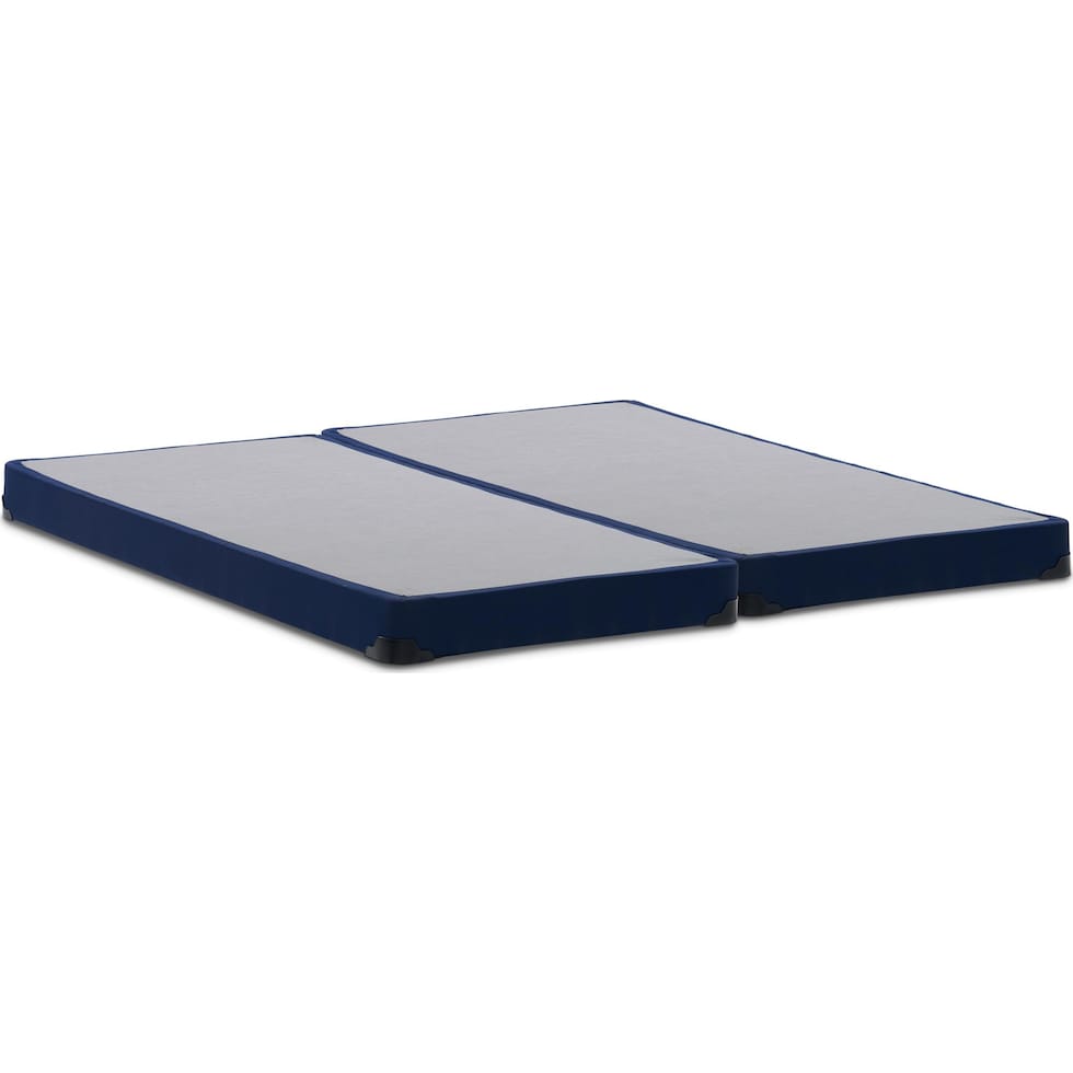 sealy® boxspring blue king split low profile boxspring   