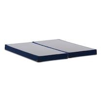 sealy® boxspring blue queen low profile boxspring with split foundation   