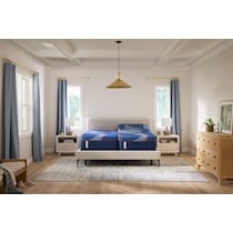 sealy® brenham blue split king mattress   