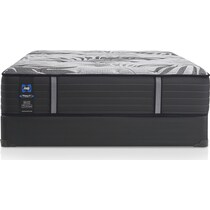 sealy® brigerton mattress collection gray california king mattress foundation set   