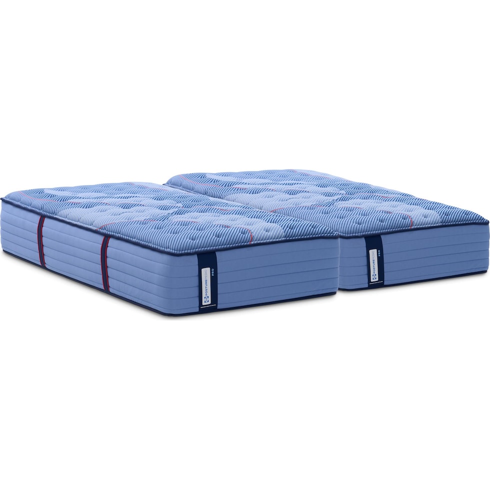 sealy® clemmons blue split king mattress   