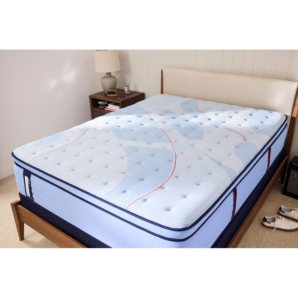 sealy® elmsford blue king mattress   