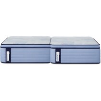 sealy® elmsford blue split king mattress   