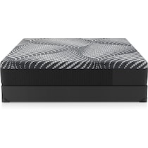 sealy® hight point mattress collection gray king mattress low profile foundation set   