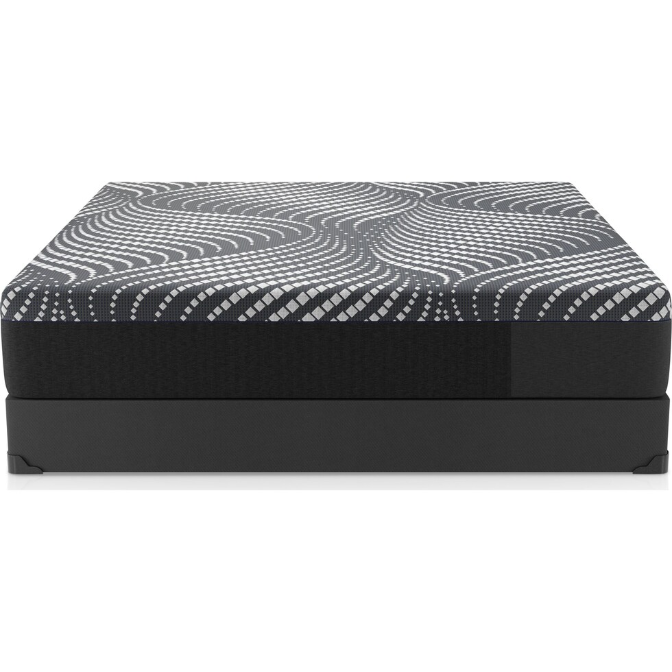 sealy® hight point mattress collection gray king mattress low profile foundation set   
