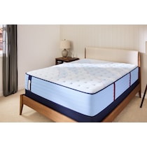 sealy® linton blue queen mattress   