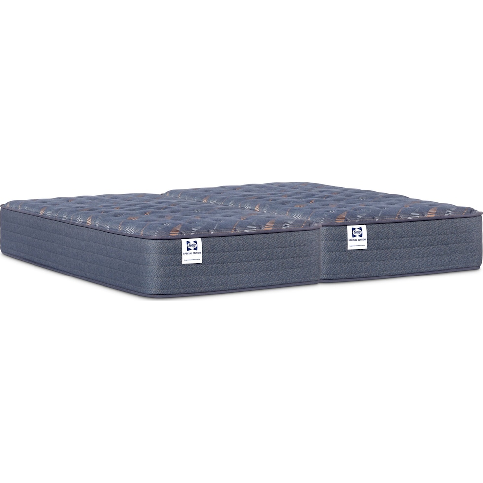 sealy® weston lane blue split king mattress   