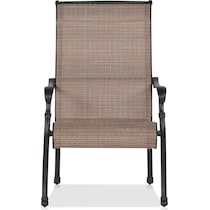 seaside light brown outdoor chair   