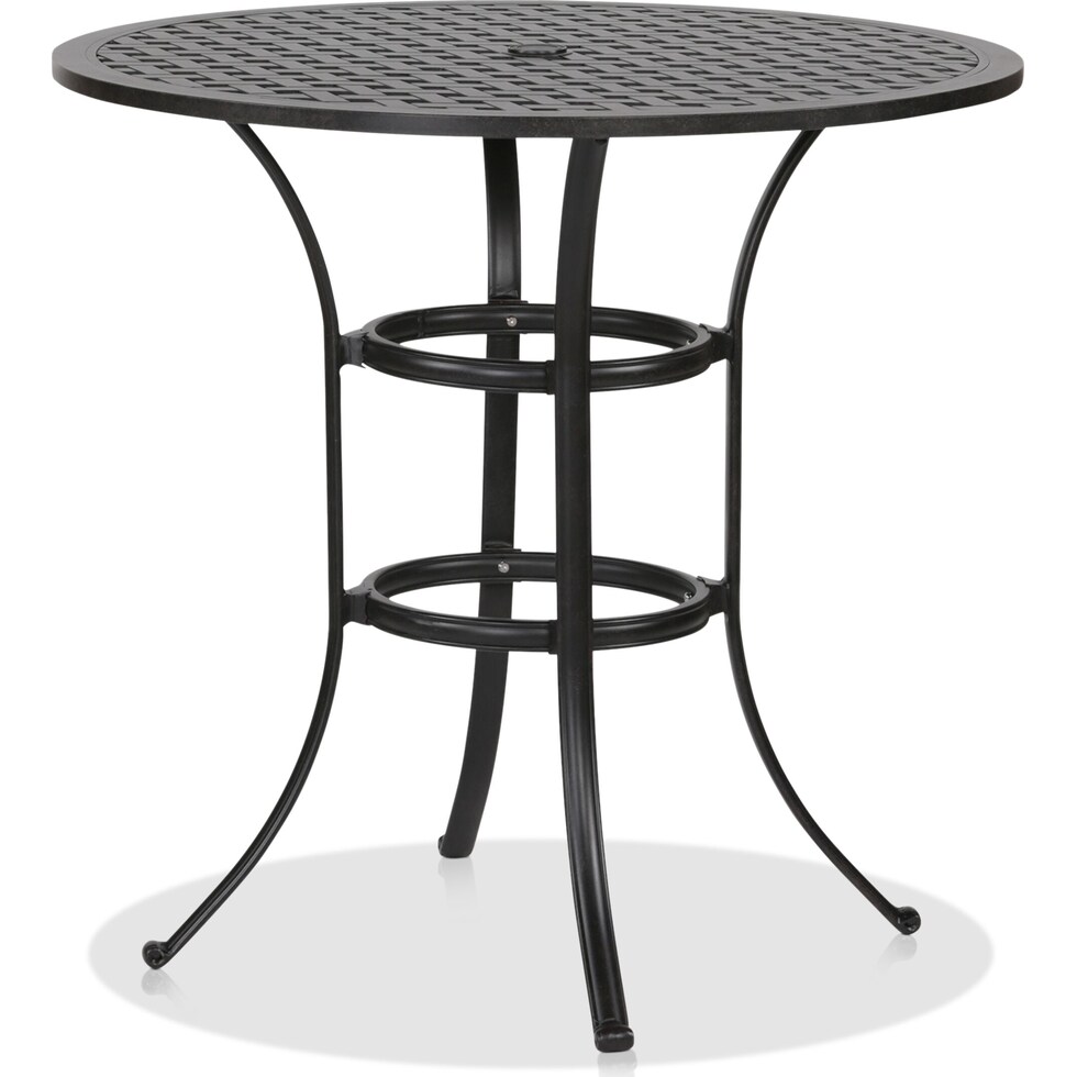 seaside metal outdoor dining table   