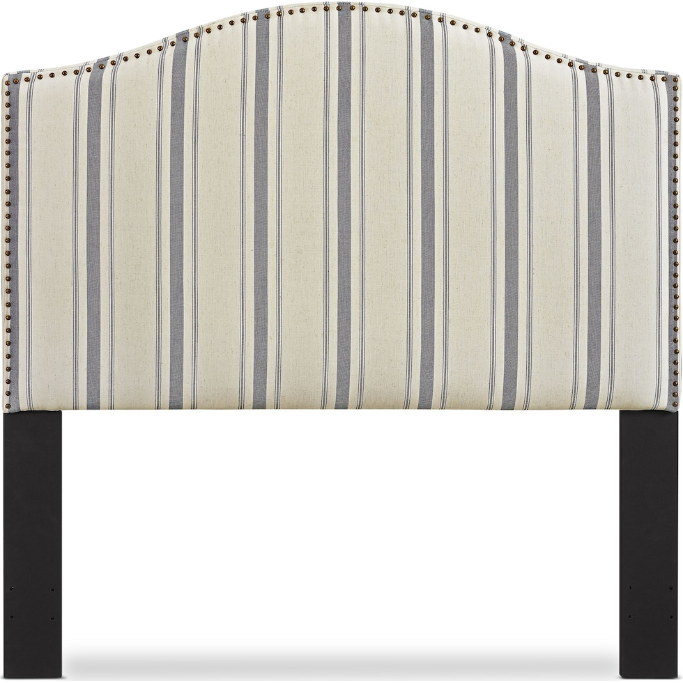 seaside multicolor queen upholstered headboard   