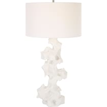 seaside white table lamp   