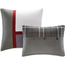 seaton gray king bedding set   