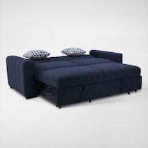 sebastian blue sleeper sofa   