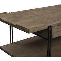 sedona dark brown coffee table   