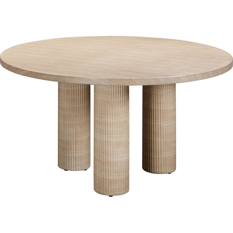 sedona light brown dining table   