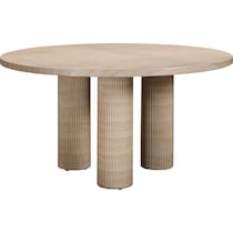 sedona light brown dining table   