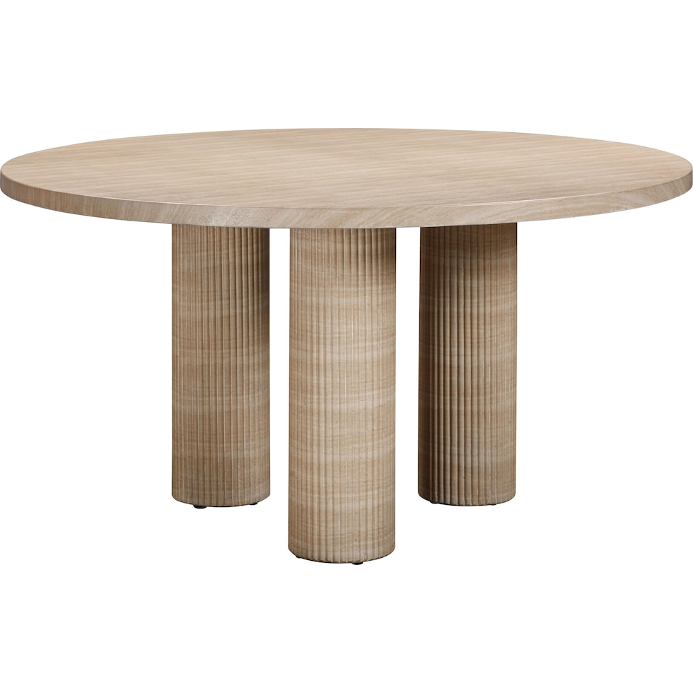 sedona light brown dining table   