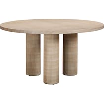 sedona light brown dining table   