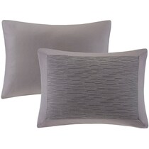 selah gray full queen bedding set   