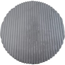 selena gray area rug  round   