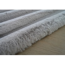 selena gray area rug  round   