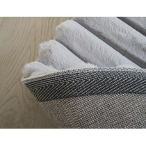 selena gray area rug  round   