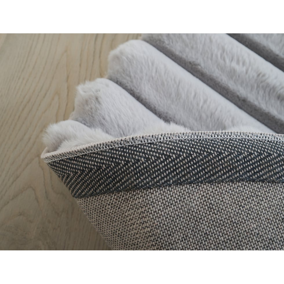 selena gray area rug  round   