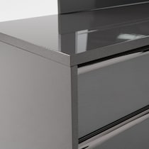 selena gray dresser and mirror   