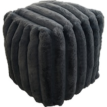 selena gray pouf   