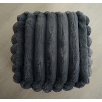 selena gray pouf   