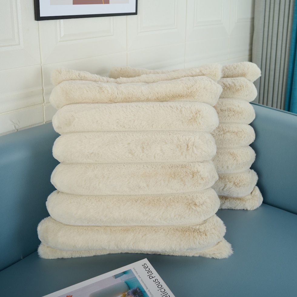 selena neutral  pc accent pillows   