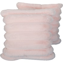 selena pink  pc accent pillows   