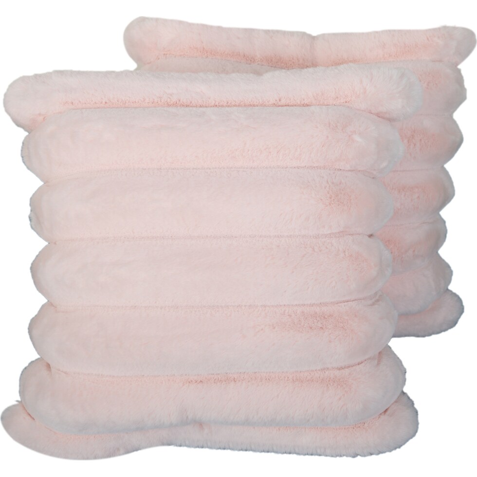 selena pink  pc accent pillows   