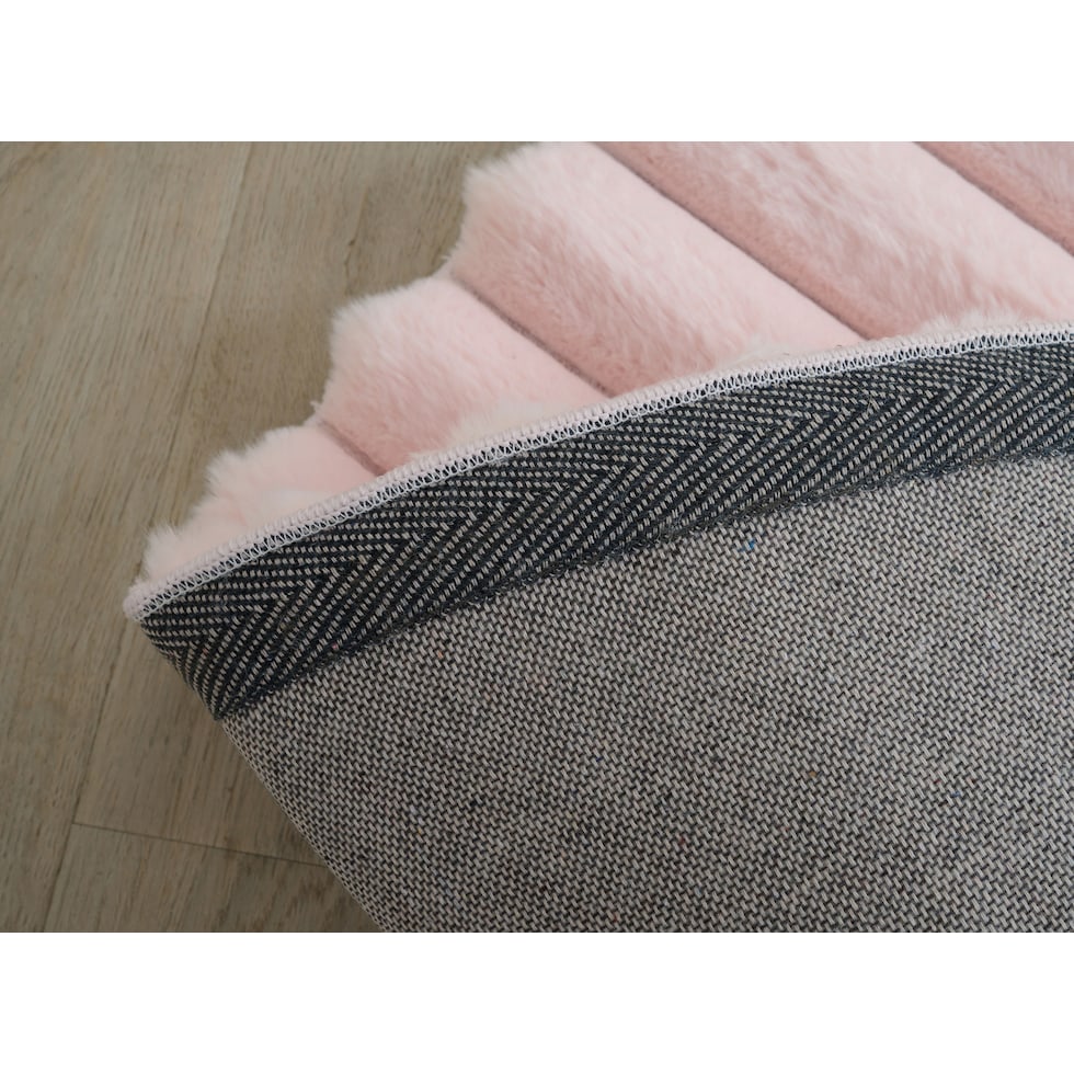 selena pink area rug  round   