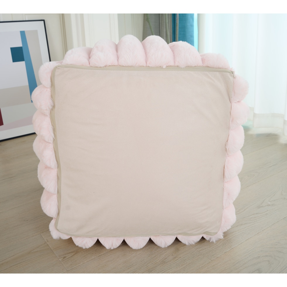 selena pink pouf   