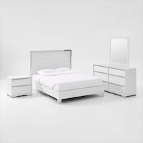 selena white  pc king bedroom   