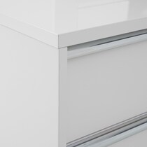 selena white dresser and mirror   