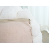 selena white pouf   