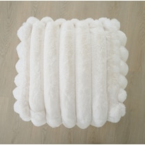 selena white pouf   