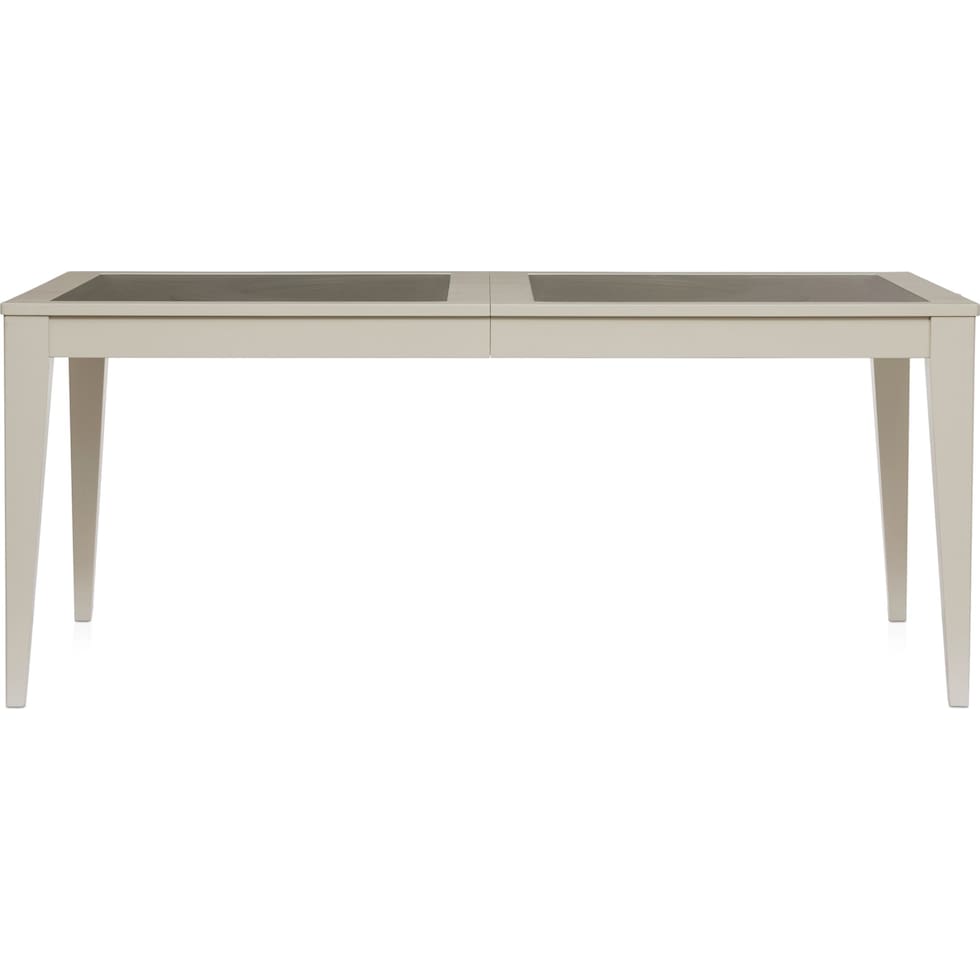selene white dining table   