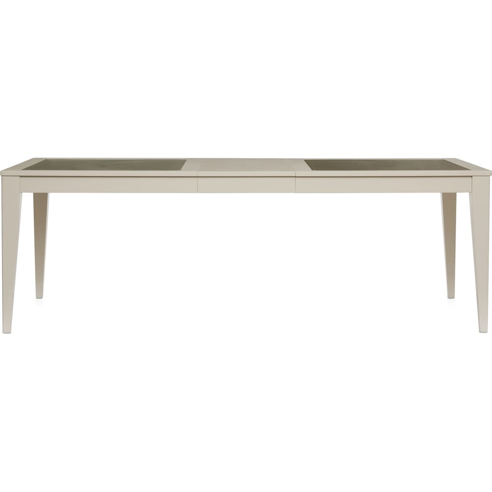 selene white dining table   