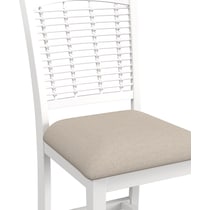 sentin white counter height stool   