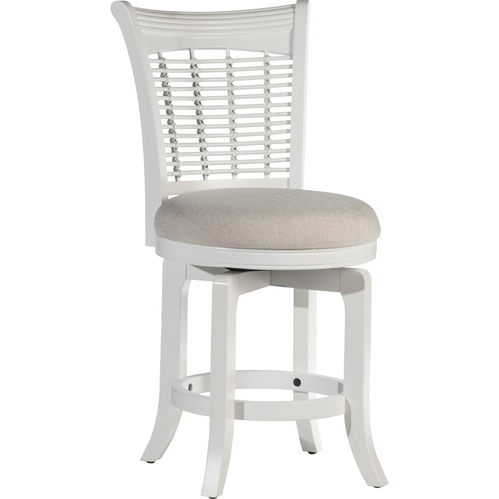 sentin white counter height stool   