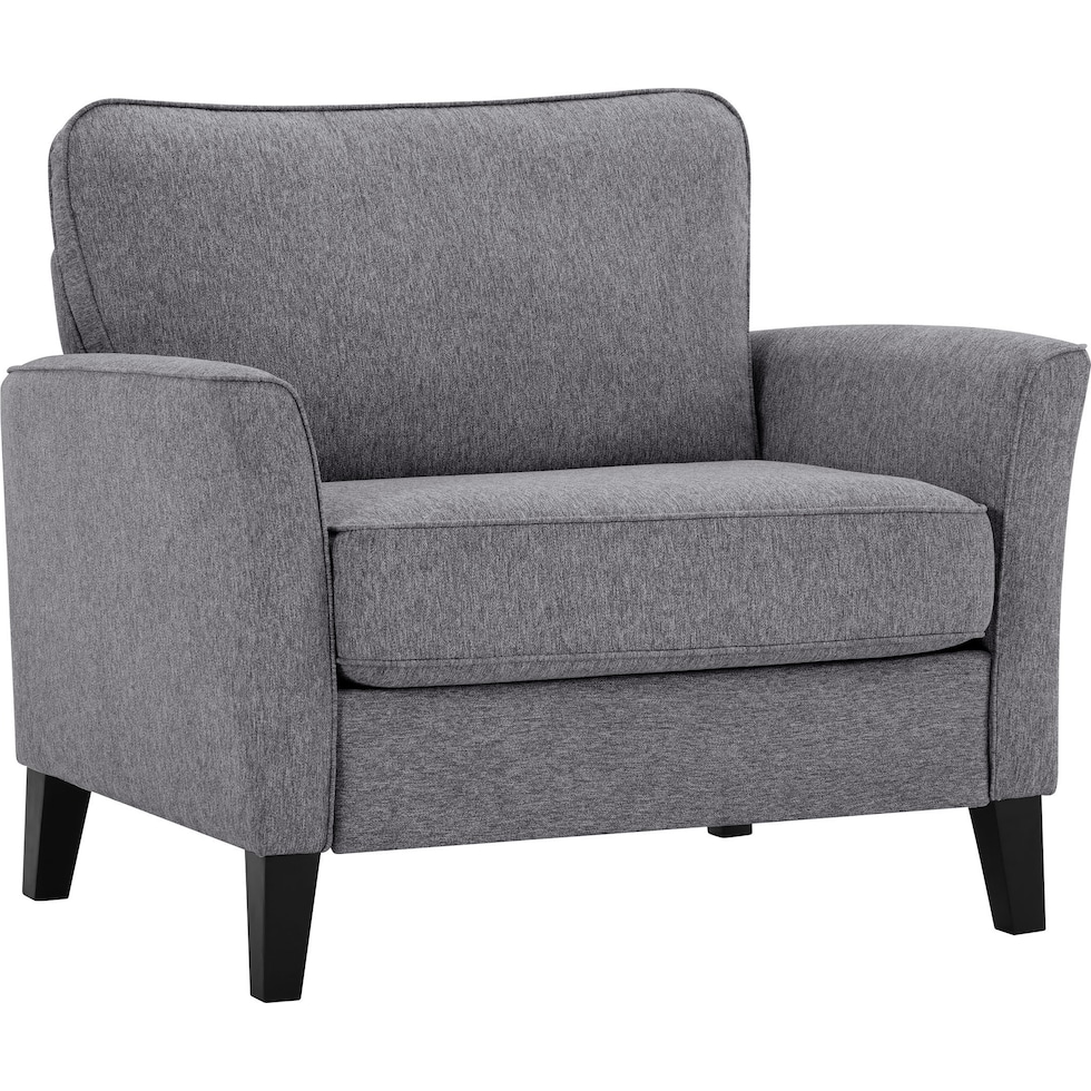 sephra gray accent chair   