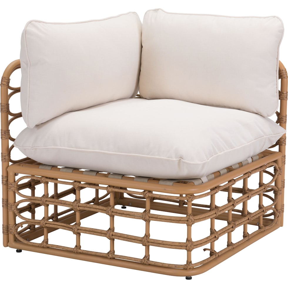 sequoia tan cream outdoor chair   
