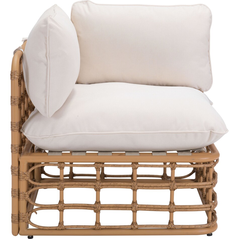 sequoia tan cream outdoor chair   